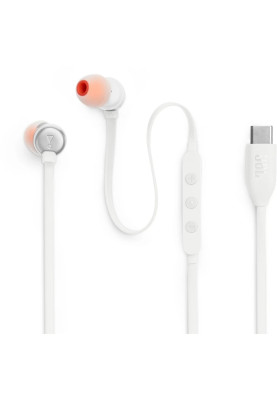 HF JBL Harman TUNE 310C USB-C White (JBLT310CWHT) UA