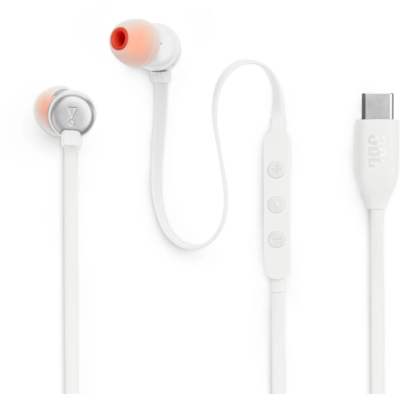 HF JBL Harman TUNE 310C USB-C White (JBLT310CWHT) UA