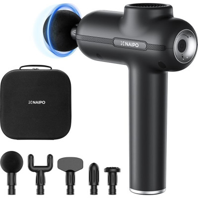 Масажер перкусійний ручний NAIPO Massage Gun MGG-2103 для тіла без підігріву UA