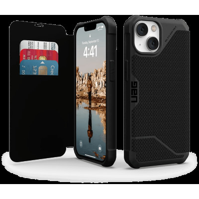 Чохол iPhone 13/14 Metropolis Kevlar Black UAG