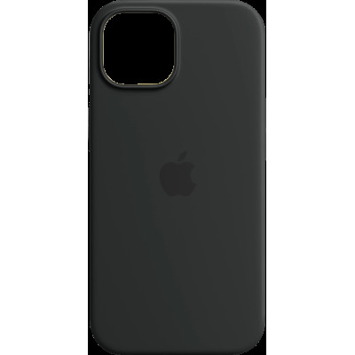 Накладка iPhone 15 Black Silicone Case MagSafe MT0J3