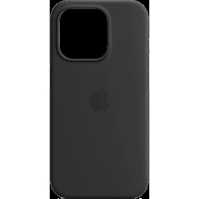 Накладка iPhone 15 Pro Black Silicone Case MagSafe MT1A3