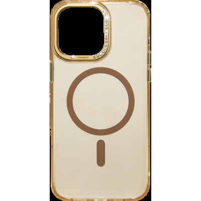 Накладка iPhone 15 Pro Max gold Silicone Case MagSafe Proove