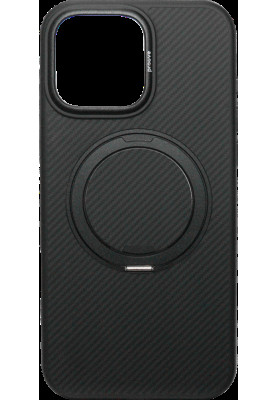 Накладка iPhone 16 Pro Max black Reinforce Case Magnetic Ring Proove
