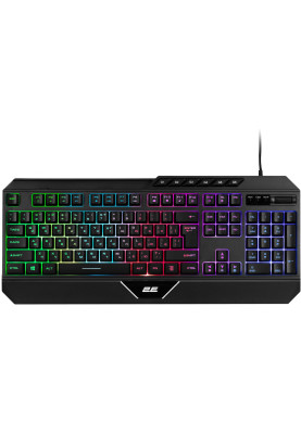 Клавіатура USB 2E KG315 LED Gaming black 2E-KG315UBK UA