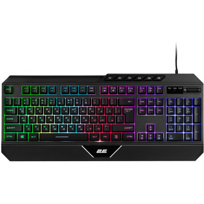 Клавіатура USB 2E KG315 LED Gaming black 2E-KG315UBK UA