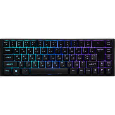 Клавіатура USB 2E KG350 LED Gaming black (2E-KG350UBK) UA