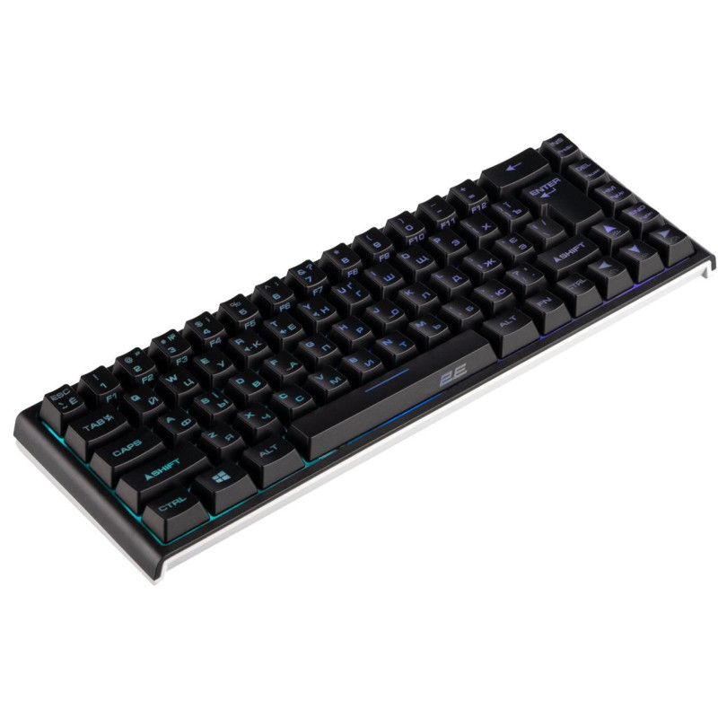 Клавіатура USB 2E KG350 LED Gaming black (2E-KG350UBK) UA