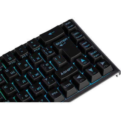 Клавіатура USB 2E KG350 LED Gaming black (2E-KG350UBK) UA