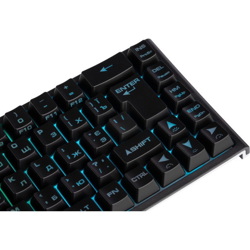 Клавіатура USB 2E KG350 LED Gaming black (2E-KG350UBK) UA