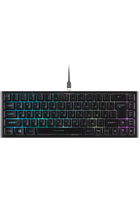 Bluetooth Клавіатура 2E KG360 LED Gaming black (2E-KG360UBK) UA