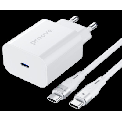 МЗП Proove Rapid 30W Type-C to Type-C cable White (WCRP30012202)