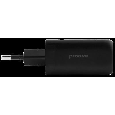 МЗП блочок 45W USB-A/USB-C Proove Silicone Power black (WCSP45110001)