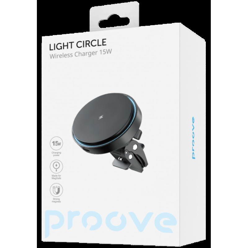 Холдер Proove 15W Magnetic Light Circle black (WHLC15010001) UA