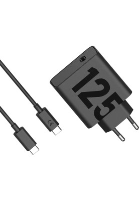 МЗП Motorola 125W GaN USB-C to USB-C cable (MC1252) black UA