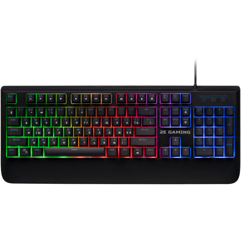 Клавіатура USB 2E KG325 LED Gaming black (2E-KG325UB) UA