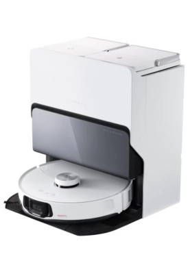 Робот-пилосос з вологим прибиранням RoboRock S8 MaxV Ultra White UA UCRF