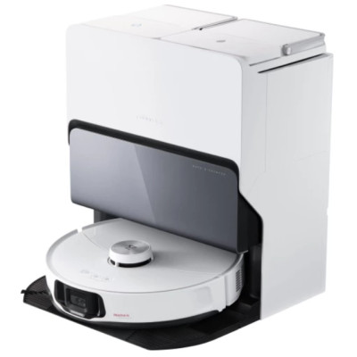Робот-пилосос з вологим прибиранням RoboRock S8 MaxV Ultra White UA UCRF