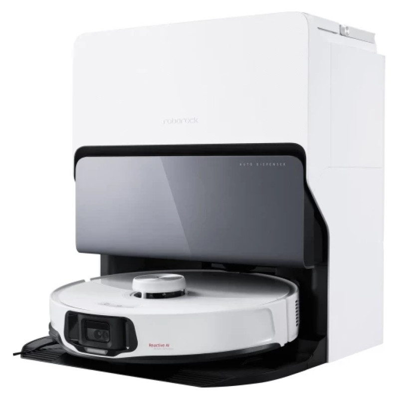 Робот-пилосос з вологим прибиранням RoboRock S8 MaxV Ultra White UA UCRF