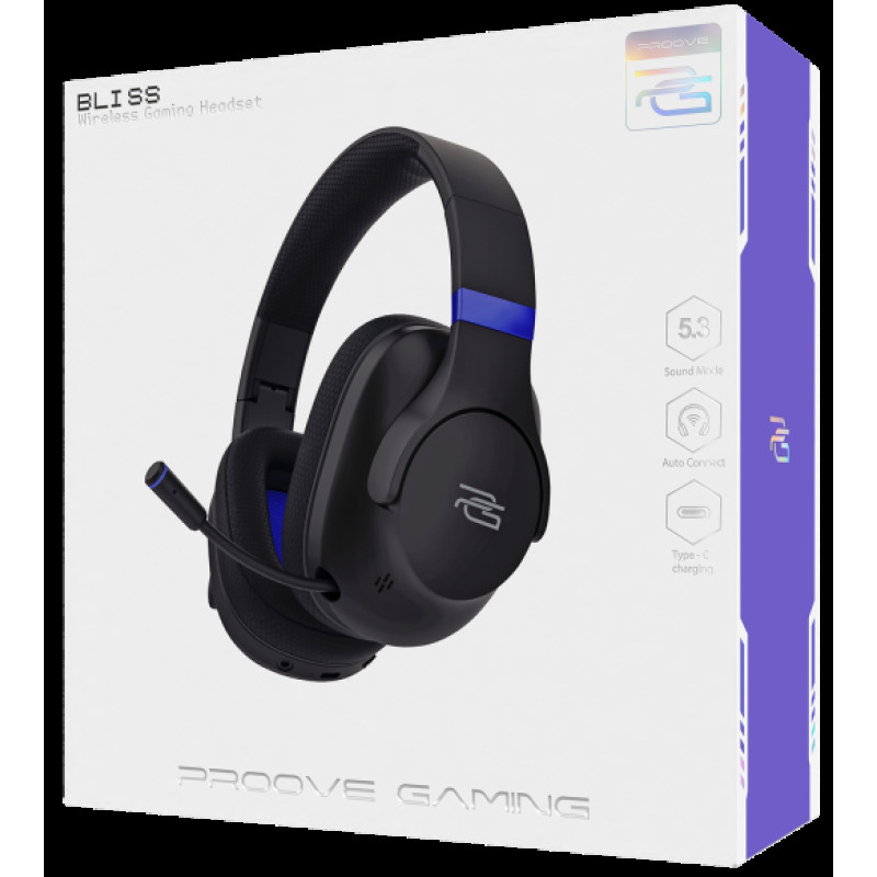 Bluetooth Stereo Proove Gaming Bliss black (GHBL00010001) UA