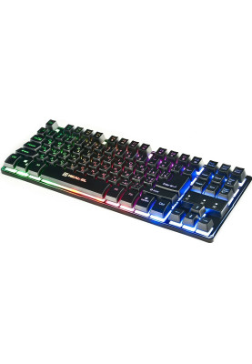 Клавіатура USB Real-EL Gaming 8710 TKL Backlit Black (EL123100030) UA
