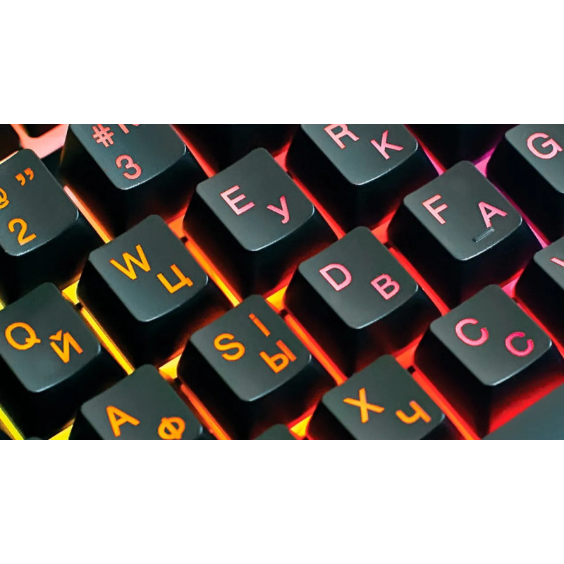 Клавіатура USB Real-EL Gaming 8710 TKL Backlit Black (EL123100030) UA