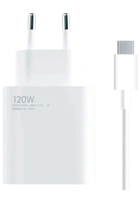 МЗП Xiaomi Type-C 120W USB-A HyperCharge Combo (BHR9462EU) white UA