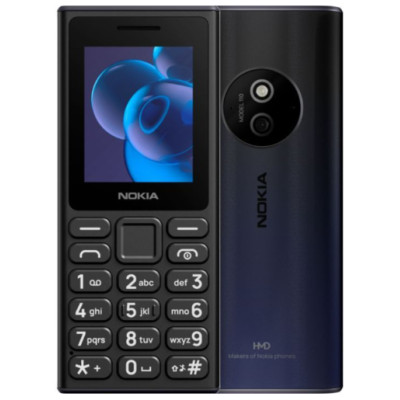 Телефон Nokia 110 TA-1694 DS 2024 Black UA UCRF
