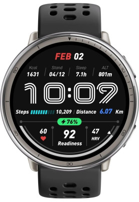 Smart Watch Amazfit Active 2 (Round) Black Sport (W2437GL7N) UA