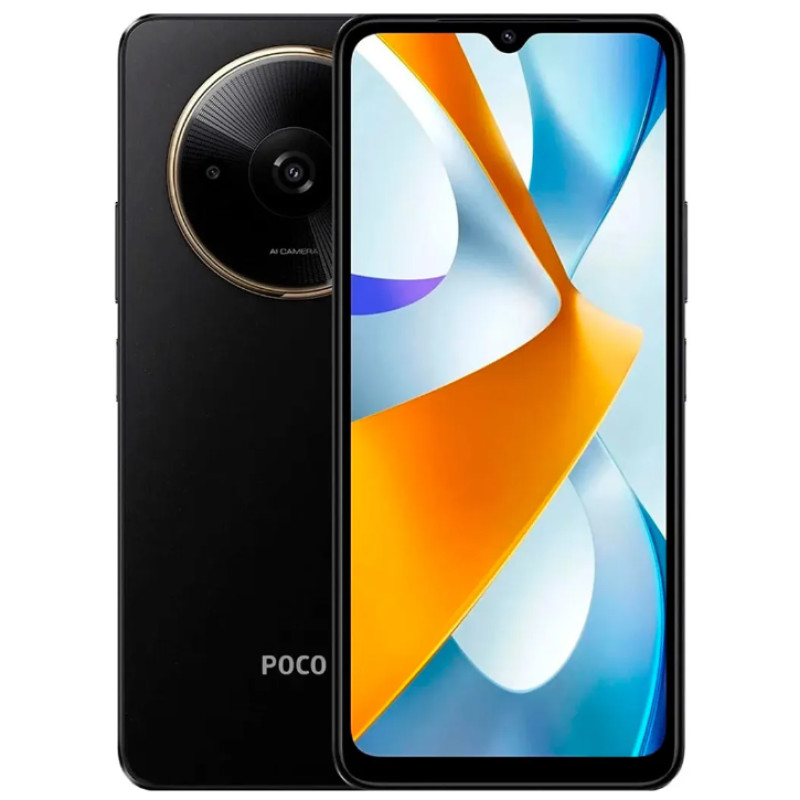 Смартфон Xiaomi Poco C61 3/64Gb Black Global version