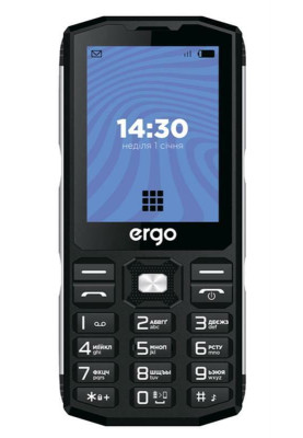 Телефон ERGO E282 Black UA UCRF