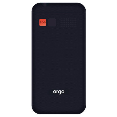 Телефон ERGO R231 Black UA UCRF Телефон ERGO R231 Black UA UCRF