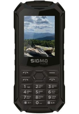 Телефон Sigma X-treme PV68 Black UA UCRF