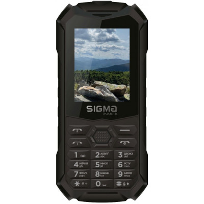 Телефон Sigma X-treme PV68 Black UA UCRF