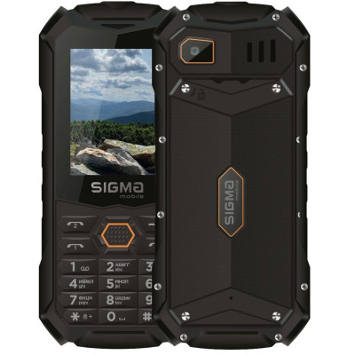 Телефон Sigma X-treme PV68 Black-orange UA UCRF