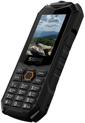 Телефон Sigma X-treme PV68 Black-orange UA UCRF