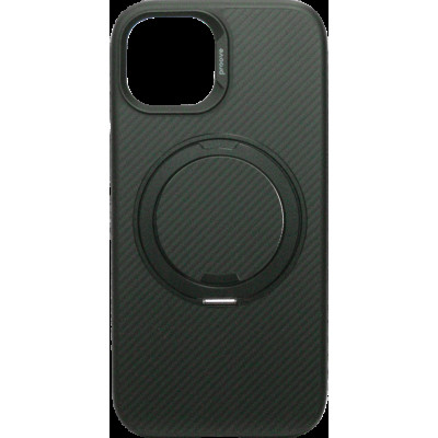 Накладка iPhone 15 black Reinforce Case Magnetic Ring Proove