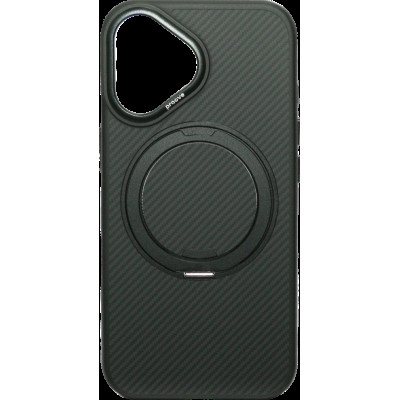 Накладка iPhone 16 black Reinforce Case Magnetic Ring Proove