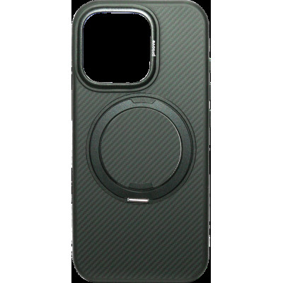 Накладка iPhone 16 Pro black Reinforce Case Magnetic Ring Proove