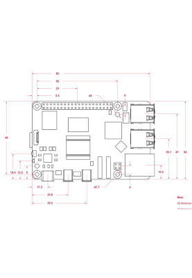 Одноплатний комп'ютер Raspberry Pi 5 4GB (RPI5-4GB-SINGLE) Global version