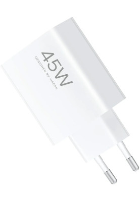 МЗП Xiaomi блочок 45W USB-A Turbo (BHR07SLEU) white UA