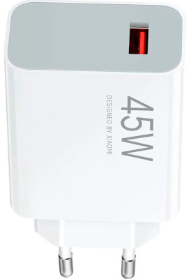 МЗП Xiaomi блочок 45W USB-A Turbo (BHR07SLEU) white UA