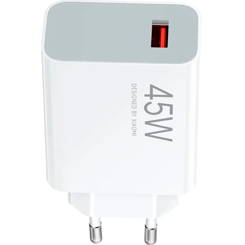 МЗП Xiaomi блочок 45W USB-A Turbo (BHR07SLEU) white UA