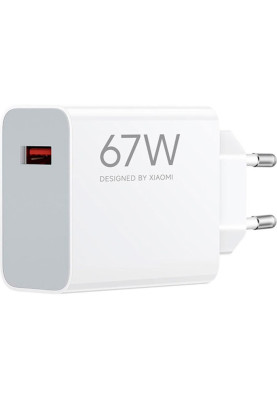 МЗП Xiaomi блочок 67W USB-A HyperCharge (BHR07SKEU) white UA