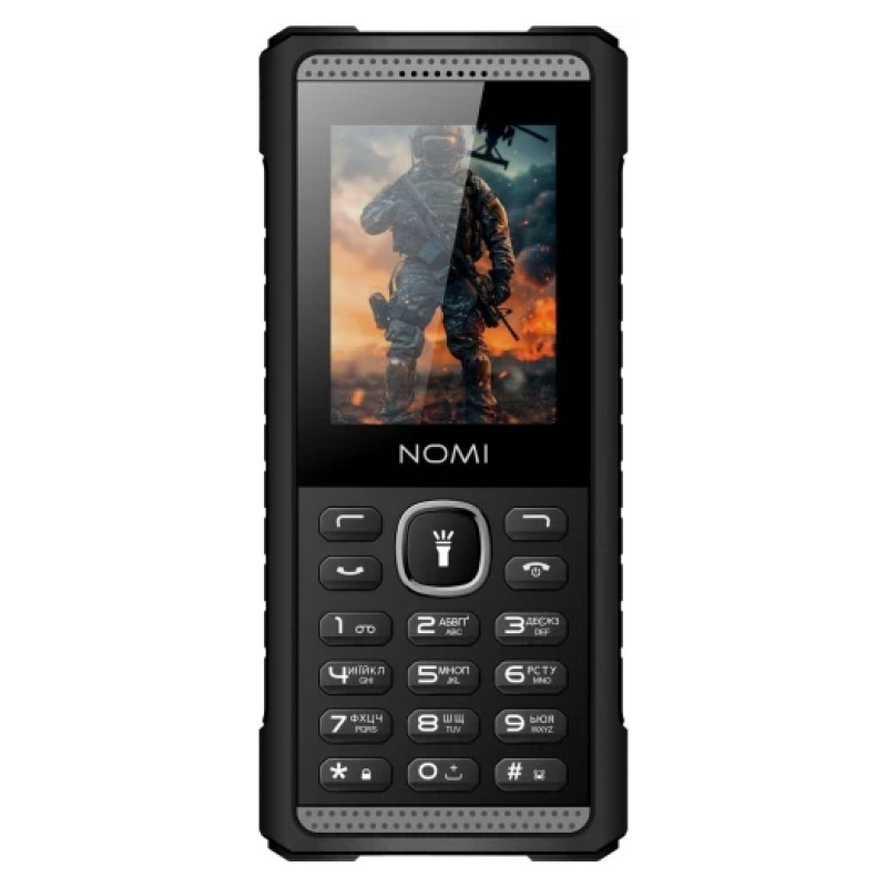 Телефон Nomi i2420 Black UA UCRF