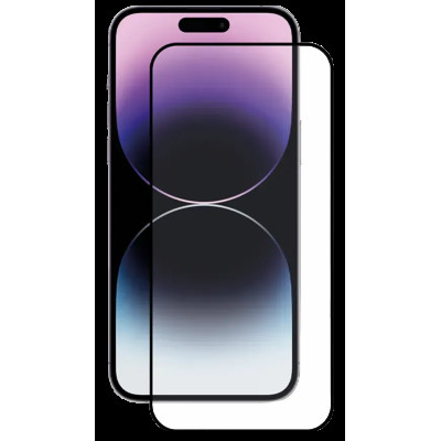 Захисне скло iPhone 14 Pro Max/15 Plus +NEU Chatel Corning Gorilla Glass with Mesh Front Black