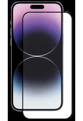Захисне скло iPhone 14 Pro/15 +NEU Chatel Corning Gorilla Glass with Mesh Front Black