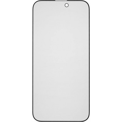 Захисне скло iPhone 15 Pro Max (6.7) black frame 9H Doberman