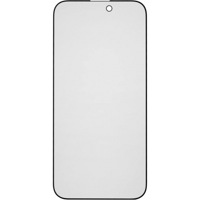 Захисне скло iPhone 15 Pro Max (6.7) black frame 9H Doberman