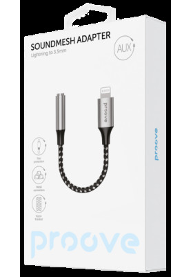 Адаптер HF AUX 3.5 Lightning SoundMesh Proove (ACSM00005101) UA